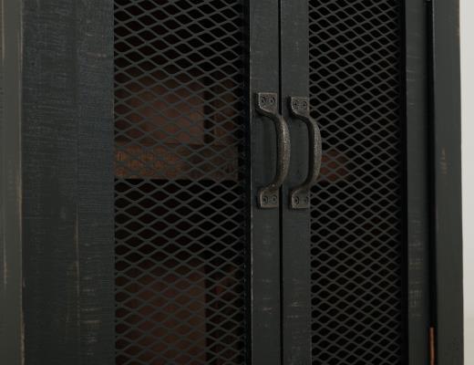 Pier 2 Door, Black Rub