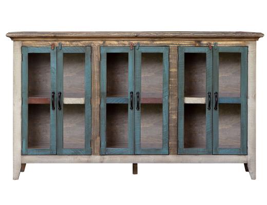 Antique Multicolor Console