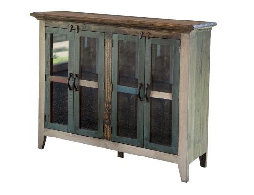 Antique Multicolor Small Console