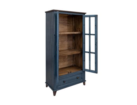 Toscana Blue Display Cabinet