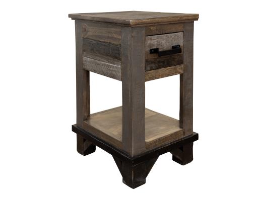 Loft Brown Chairside Table