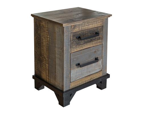 Loft Brown Nightstand Small