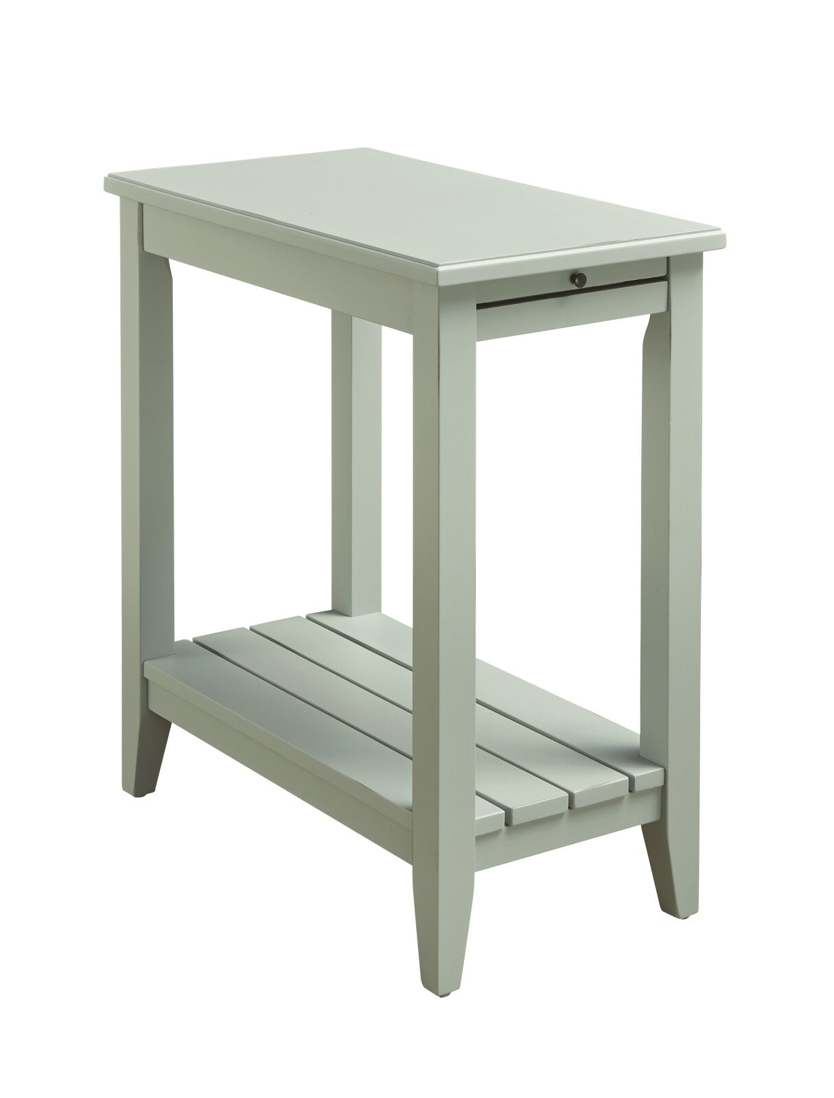 Expressions Chairside Pull Shelf End Table
