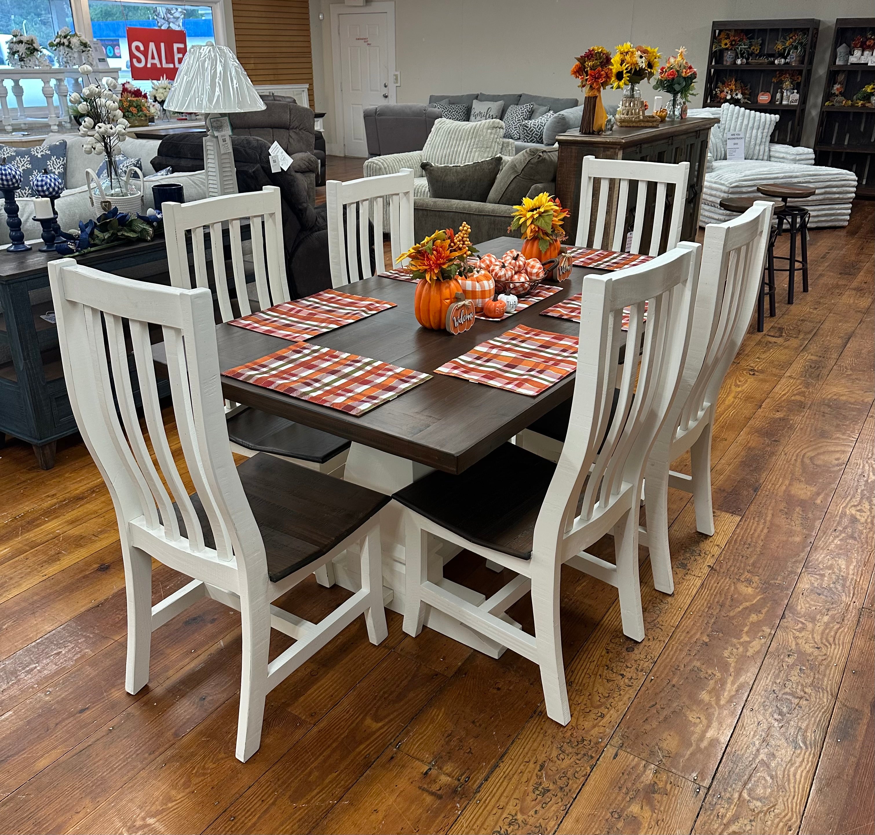 Anna Trestle 7pc Dining Set