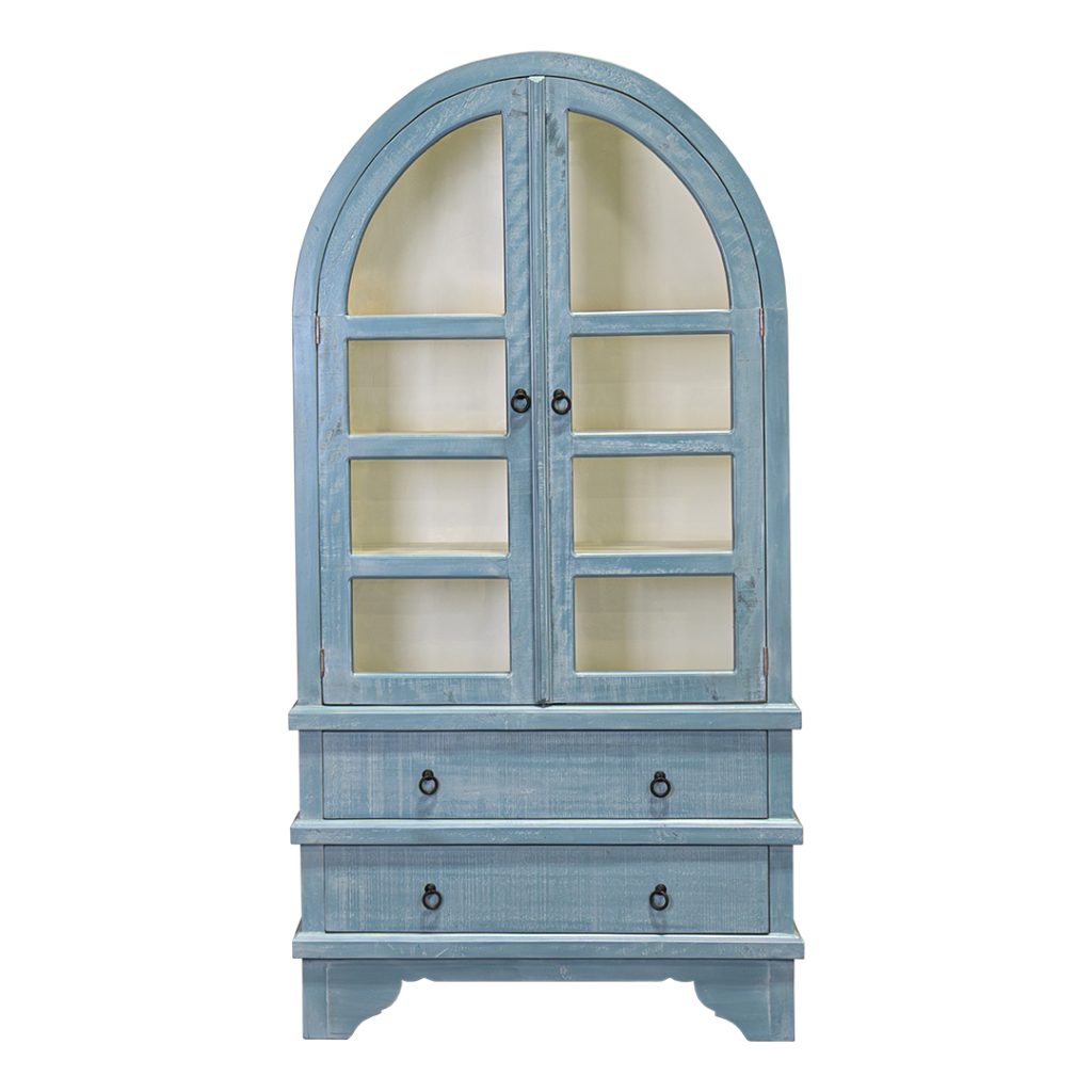 Fremont Curved Top Display Cabinet